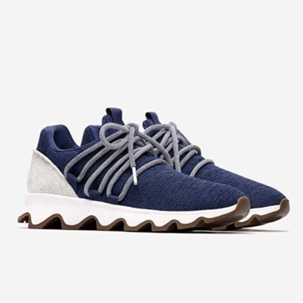 SOREL Kinetic Lace Sneaker in Blue Shadow